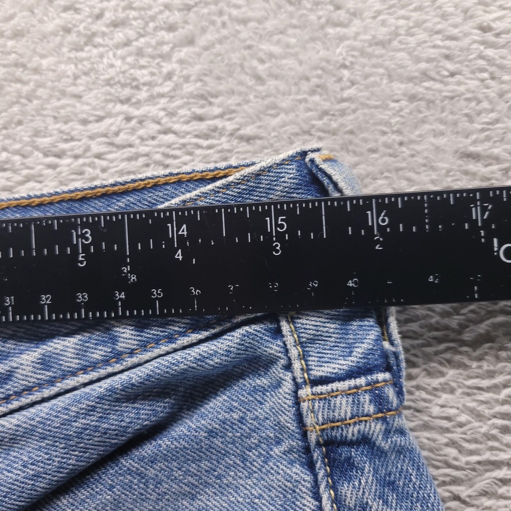 Levis 501 Jeans Womens 30 Blue Skinny Button Fly Light Wash - Picture 7 of 11